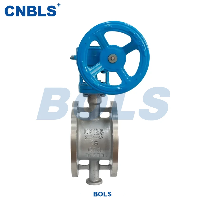 স্টেইনলেস স্টিল টেলিস্কোপিক মেটাল-সিল করা প্রজাপতি ভালভ